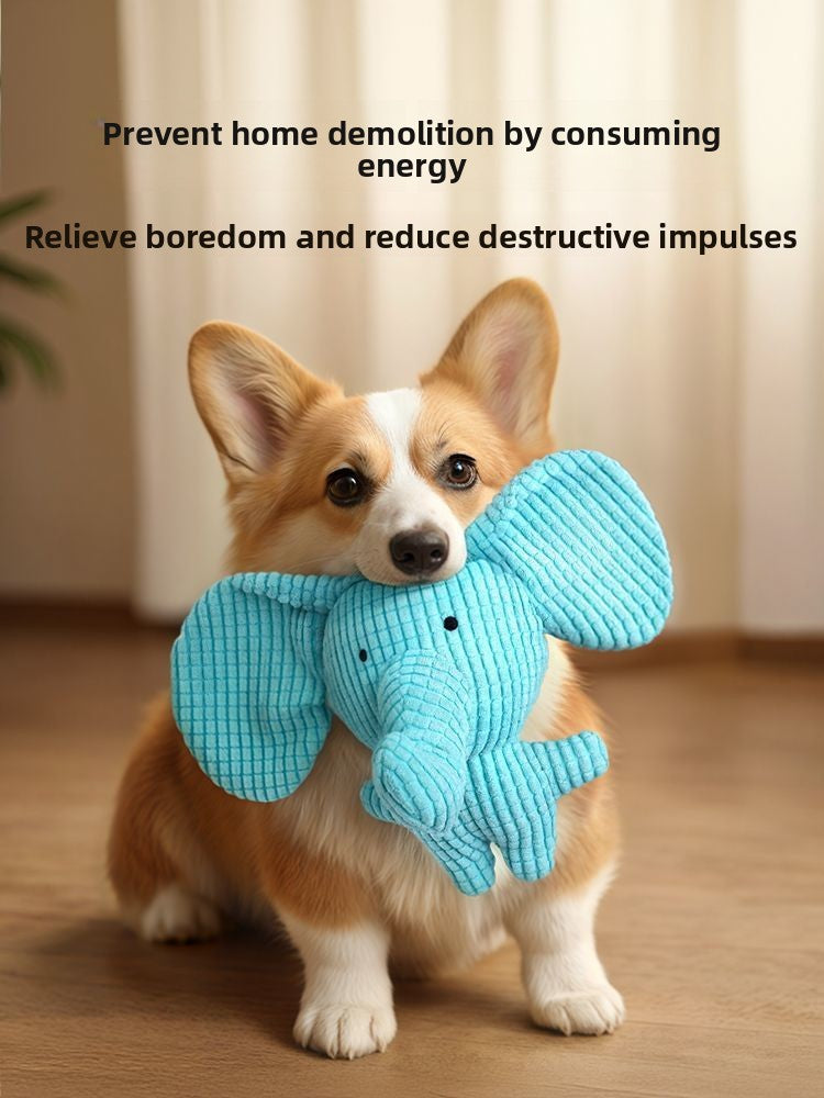 Velocitytoys™ —Durable Charging Duck Chew Teething Plush Elephant Pet