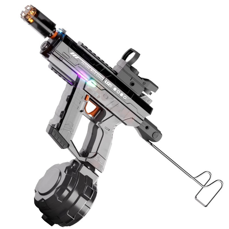 Velocitytoys™ - Automatic Electric Water UZI Gun with LED Light Up Nozzle