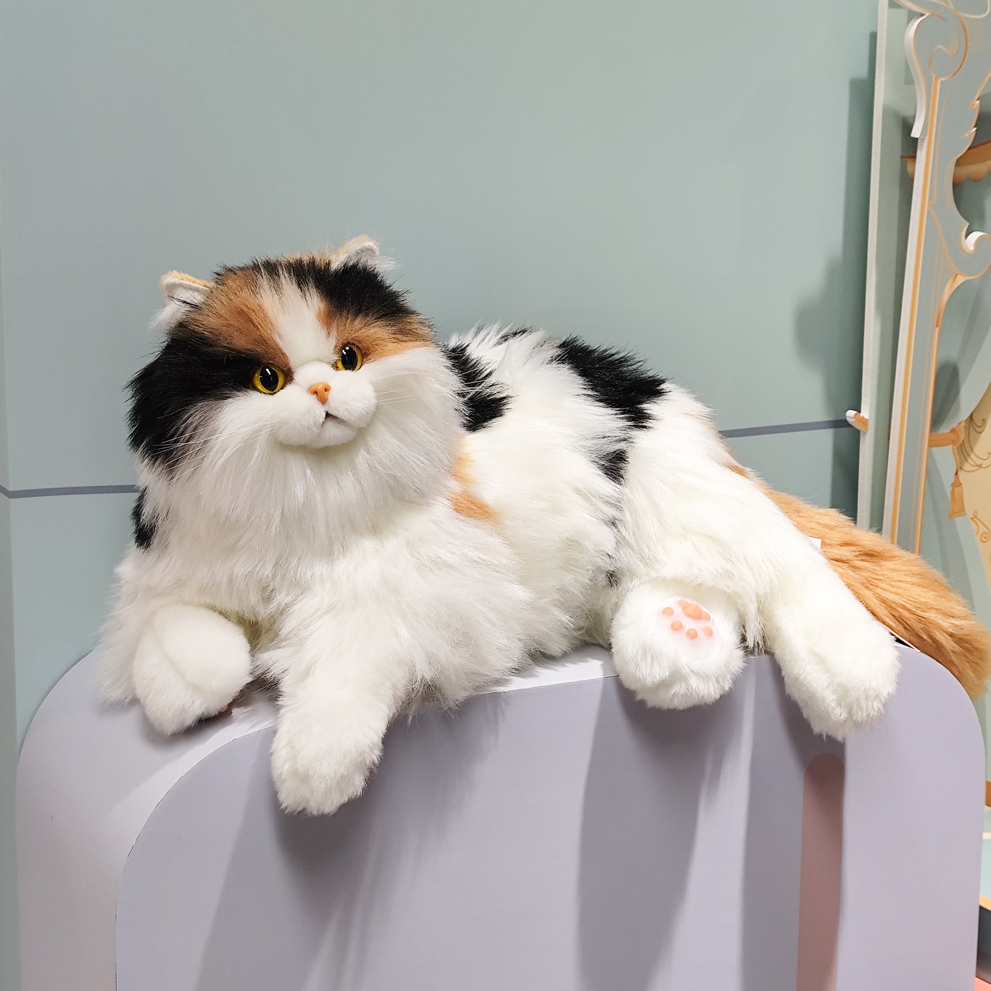 Velocitytoys™ - Percy Robot Cat - Interactive Emotional Support Pet Weighted