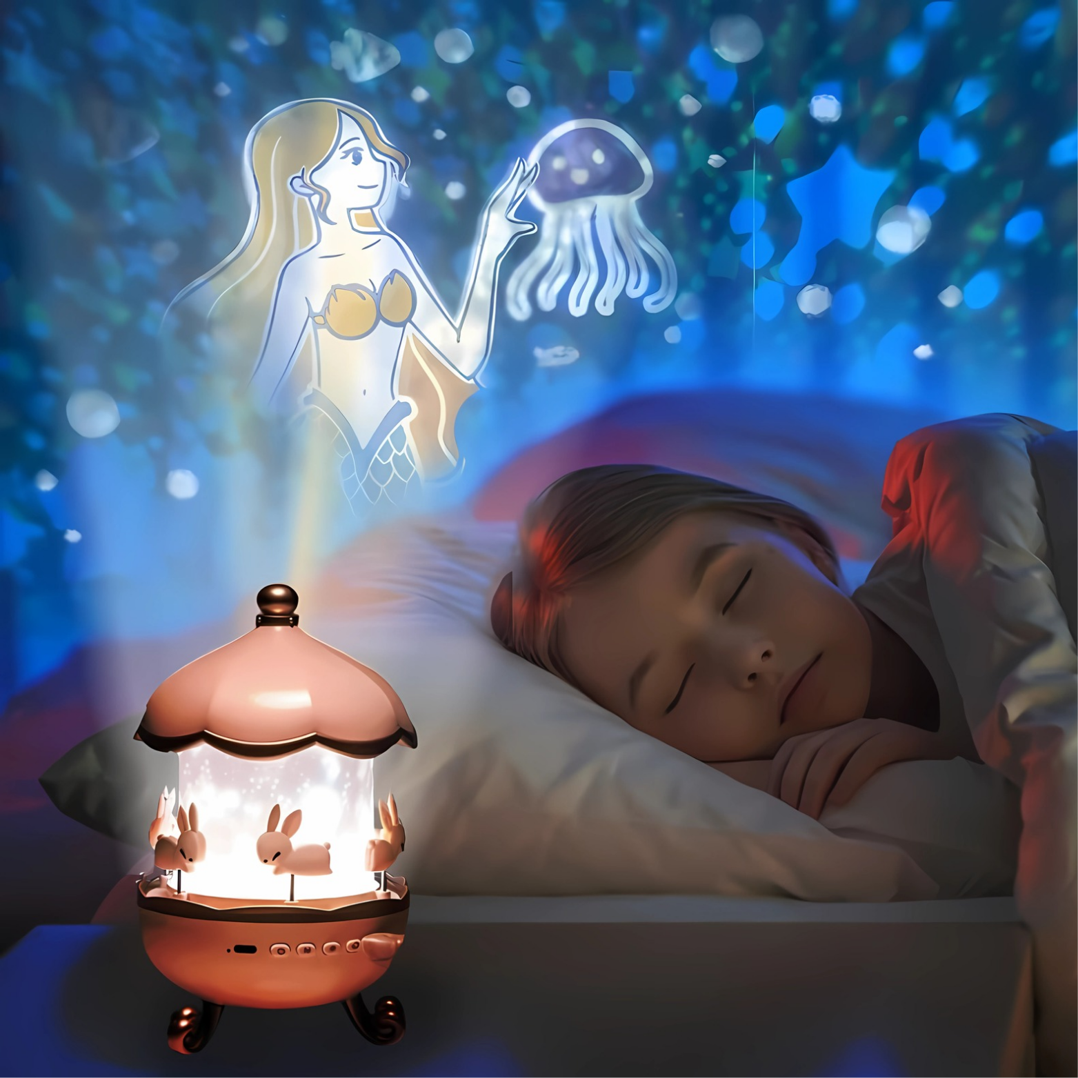 Velocitytoys™ – Dreamy Star Bunny Projector