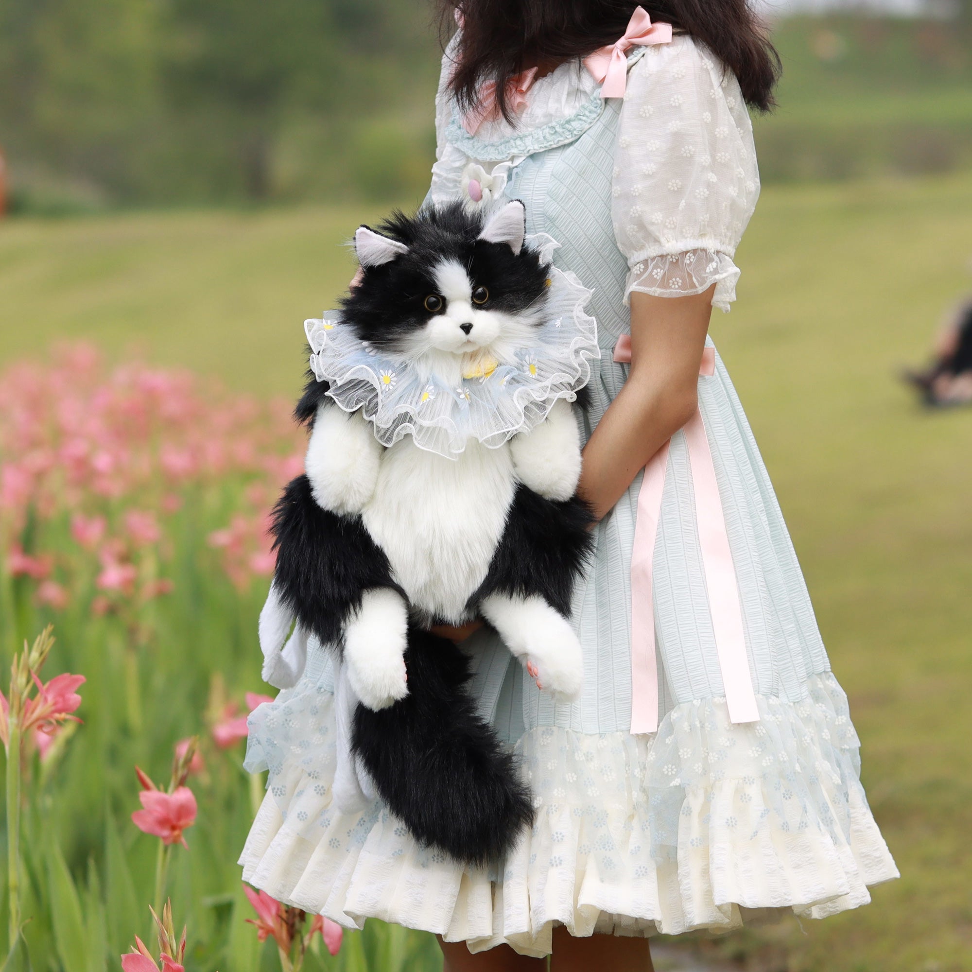 Velocitytoys™ - Tuxedo Cat Backpack – Cute Bag for Cat Fans Daily Companion