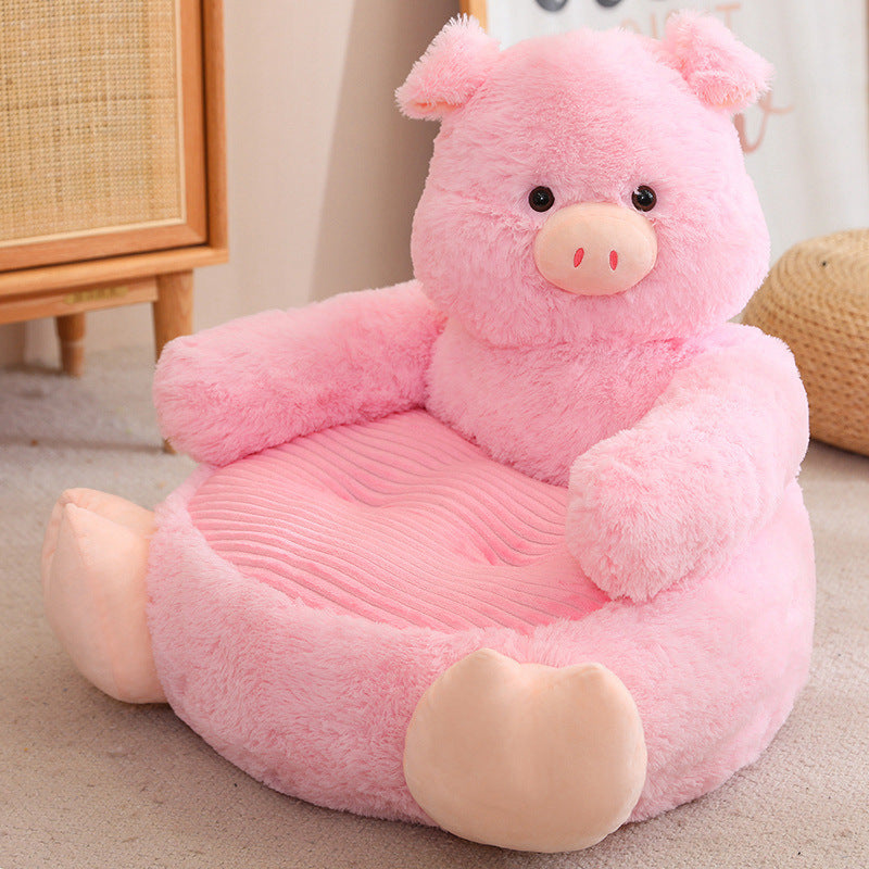 Velocitytoys™– Ultra Soft Pig Plush Chair