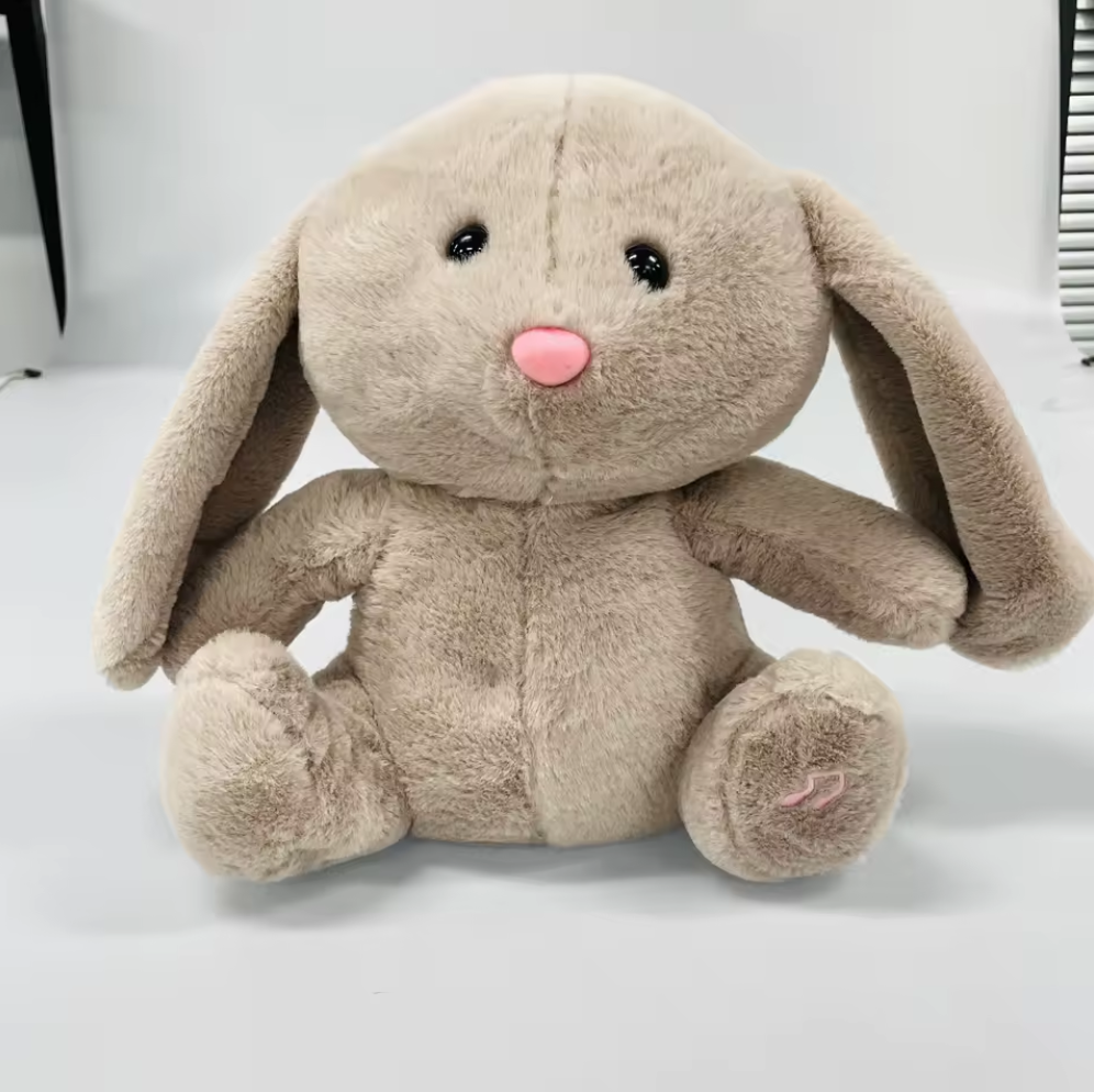 Velocitytoys™– Breathing Bunny Plush with Music – Calming Sleep Comfort Toy