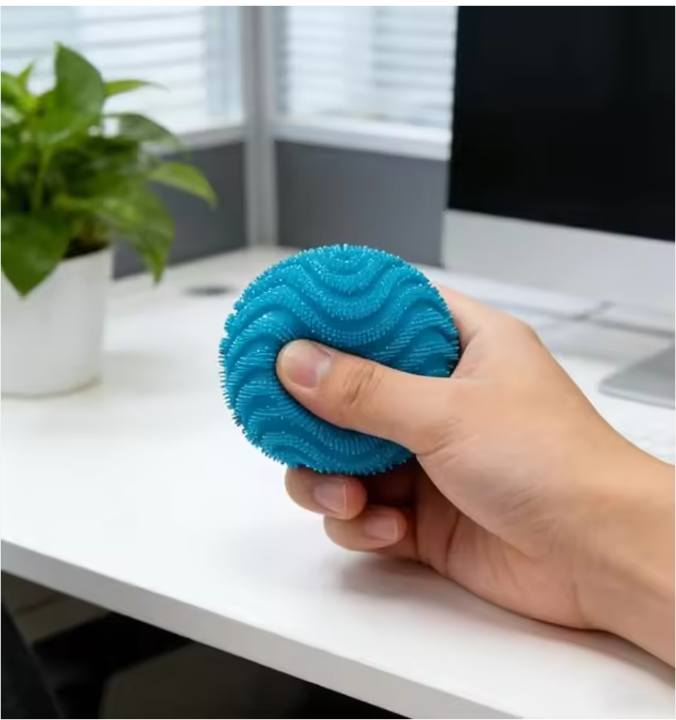 Velocitytoys™– Fuzz Ball – Textured Stress Relief Toy