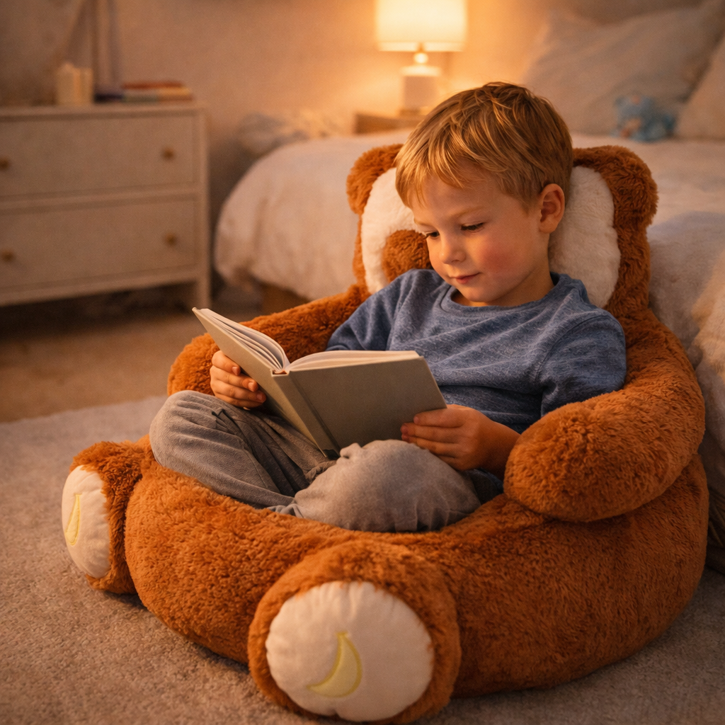 Velocitytoys™– Ultra Soft Monkey Plush Chair