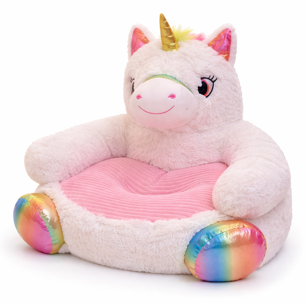 Velocitytoys™ – Ultra Soft Unicorn Plush Chair