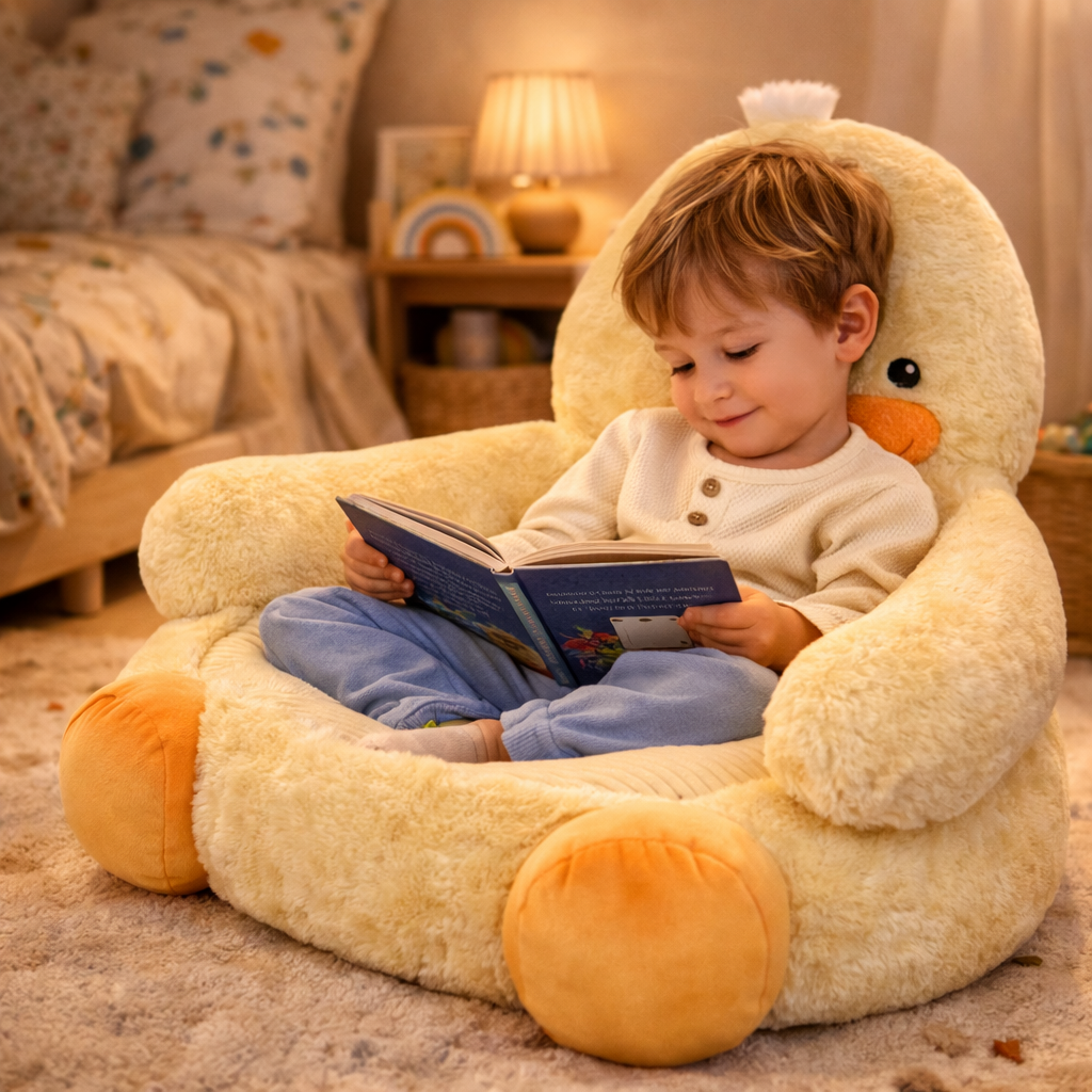 Velocitytoys™– Ultra Soft Duck Plush Chair