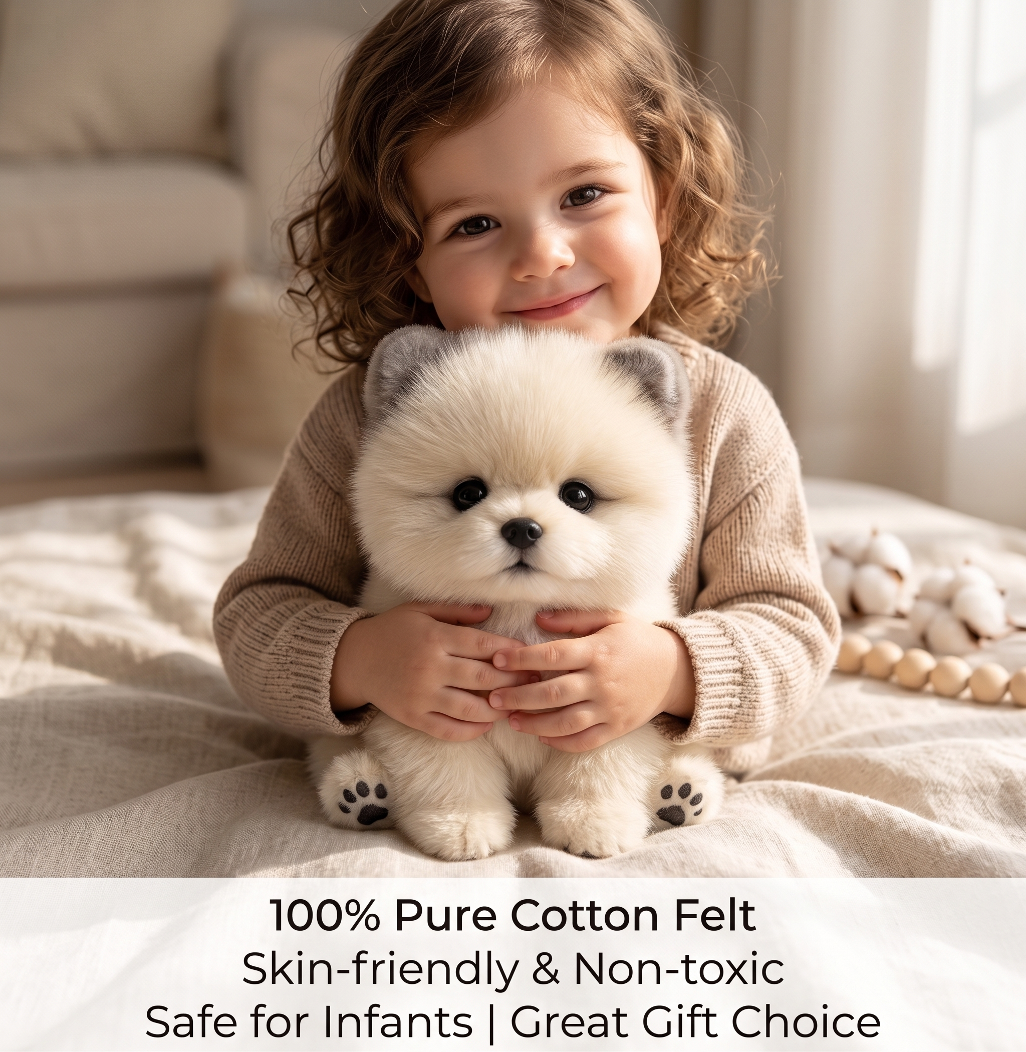 Velocitytoys™- Realistic Pom Puppy Plush