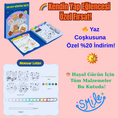 VelocityToys Bear 3D Boyama Seti, El İşi Etkinliği, Okul Öncesi Aktivite