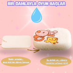 VelocityToys 3D Köpük Boyama Seti, 8 Desenli Büyük Köpük Parça, Çocuk Sanat Etkinliği, Marker Kalemli