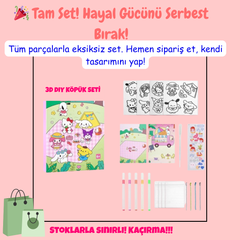 VelocityToys 3D Minik Figurler Seti, Eglenceli Figurler, Duyusal Aktivite