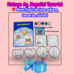 VelocityToys Bear 3D Boyama Seti, El İşi Etkinliği, Okul Öncesi Aktivite