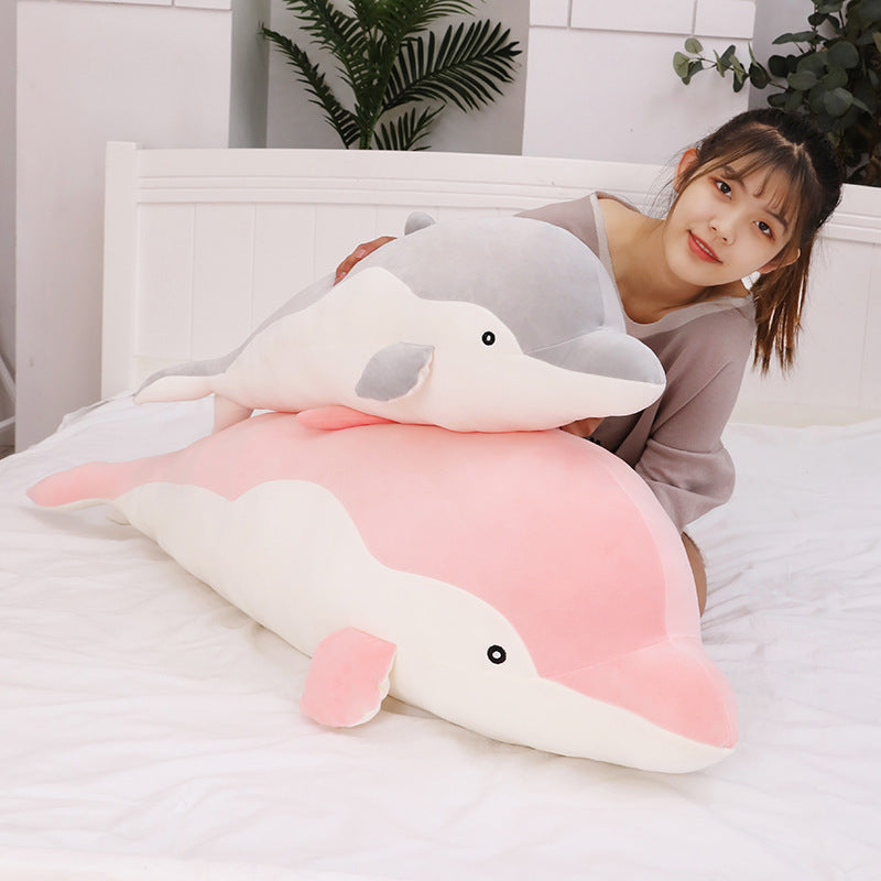 Velocitytoys™-Soft Pink Dolphin Plush