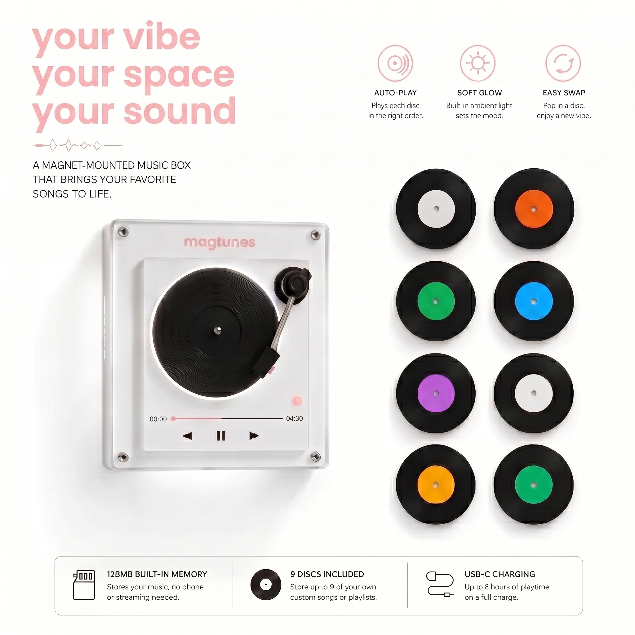 Velocitytoys™– MagTunes Player