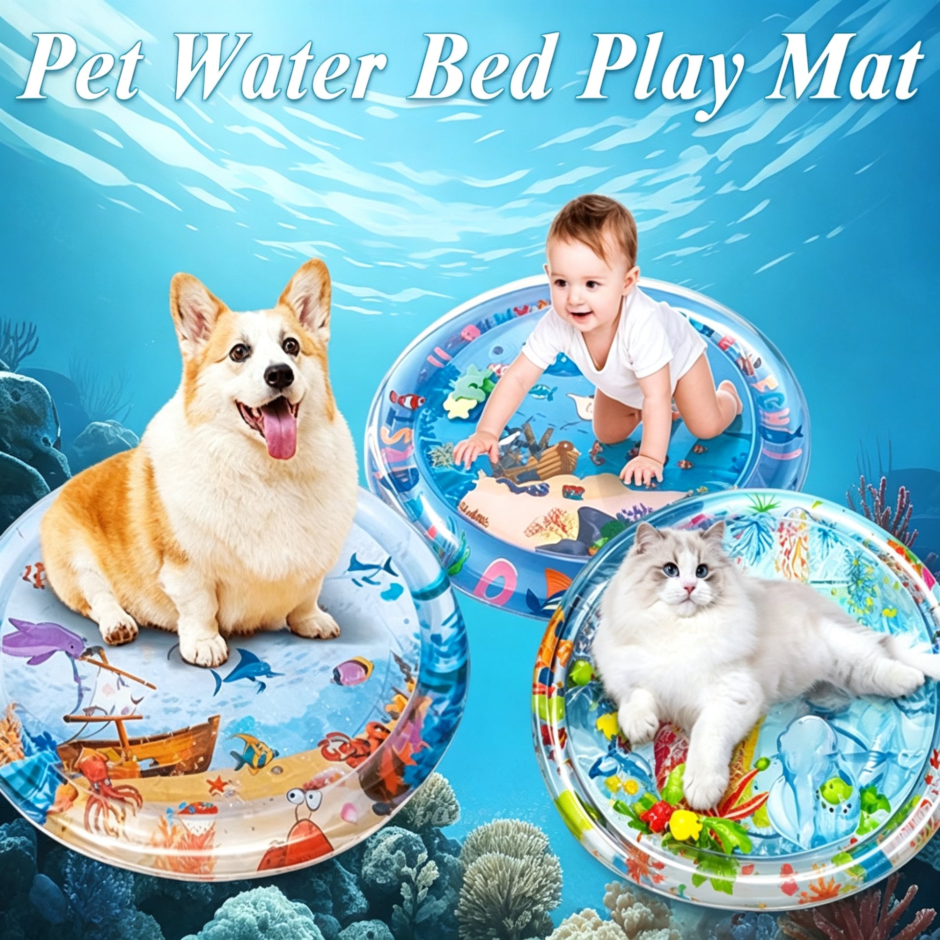 Velocitytoys™ - NEW Pet Summer Water Bed