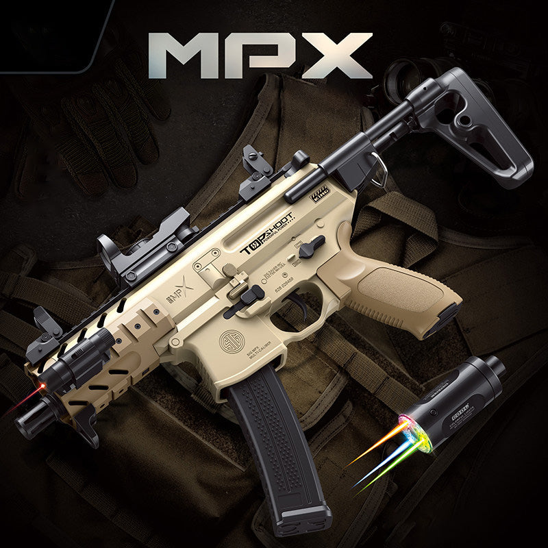 Velocity Toys™-Mpx Gel Blaster High Rate  With 7 Colors of Lighted Silencer