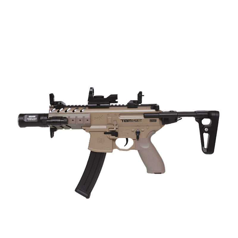 Velocity Toys™-Mpx Gel Blaster High Rate  With 7 Colors of Lighted Silencer