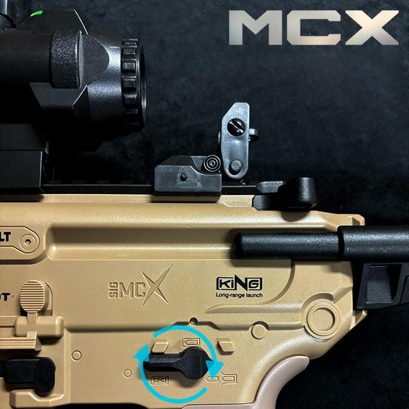 Velocity Toys™-MCX Gel Blaster High Rate  With 7 Colors of Lighted Silence