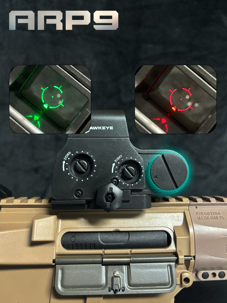 Velocity Toys™-ARP9 Gel Blaster High Rate With 7 Colors of Lighted Silencer