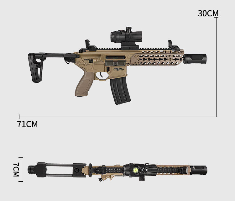 Velocity Toys™-MCX Gel Blaster High Rate  With 7 Colors of Lighted Silence