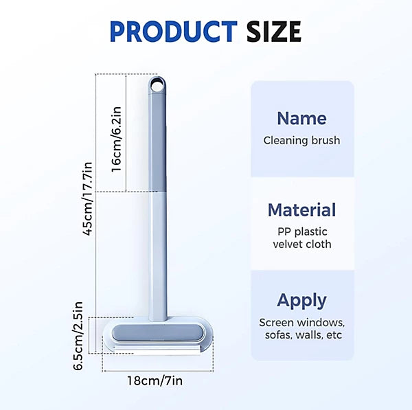 Velocitytoys™ - 4-in-1 Pet Hair Remover with 17in Handle