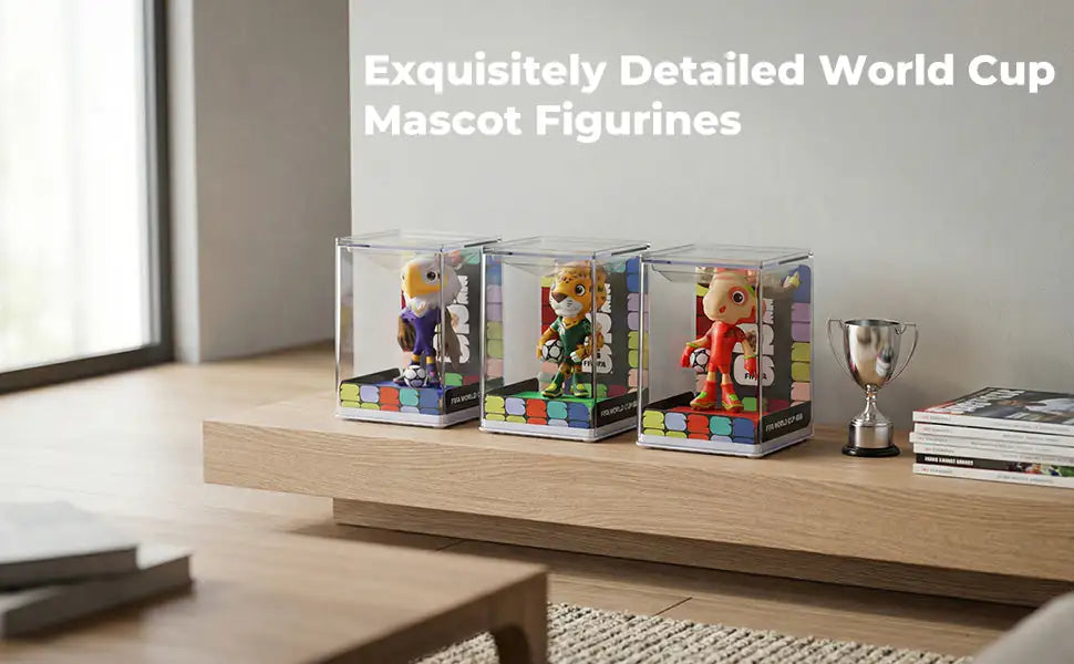 Velocitytoys™ - Kubvici 2026 World Cup Mascot 5" Figure in Acrylic Case