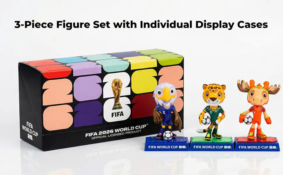 Velocitytoys™ - Kubvici 2026 World Cup Mascot 5" Figure in Acrylic Case