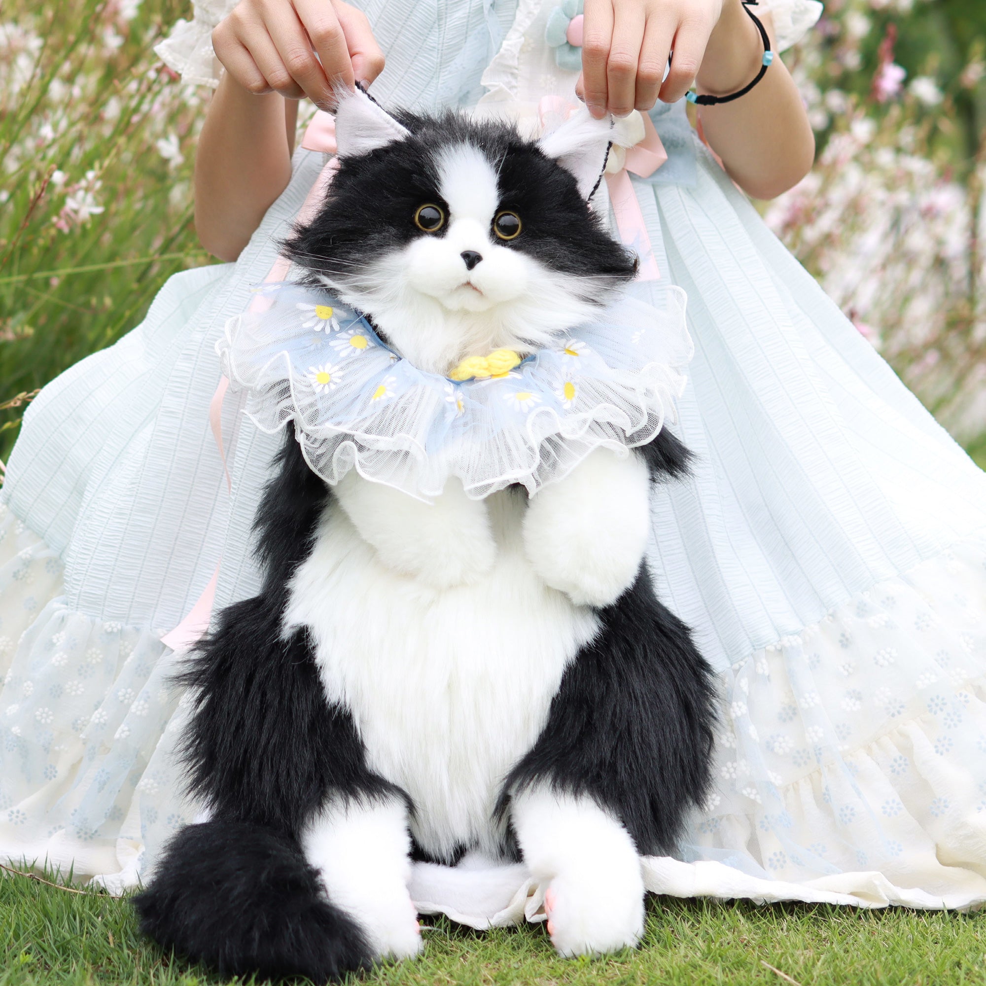 Velocitytoys™ - Tuxedo Cat Backpack – Cute Bag for Cat Fans Daily Companion