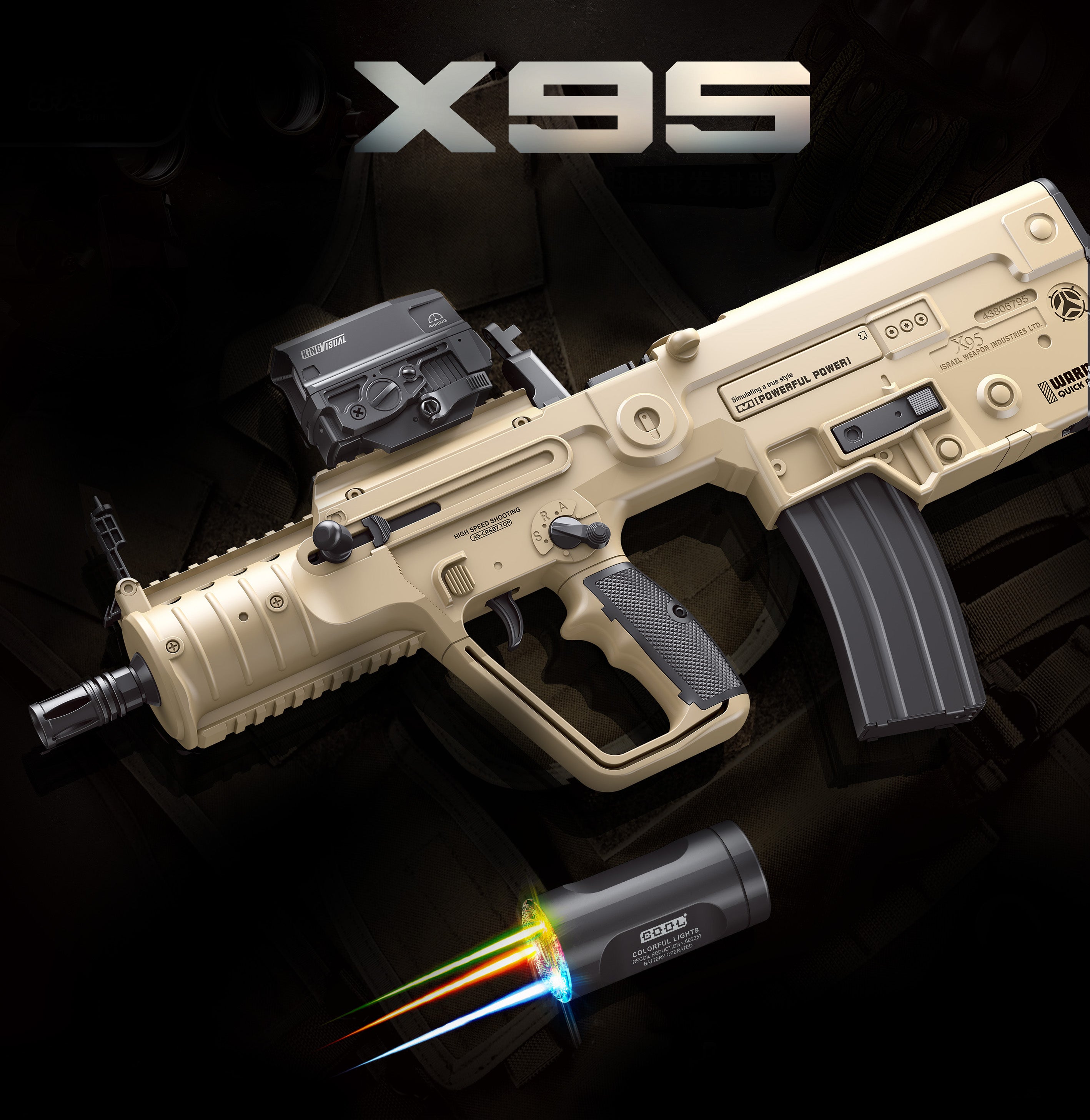 Velocity Toys™-X95 Gel Blaster