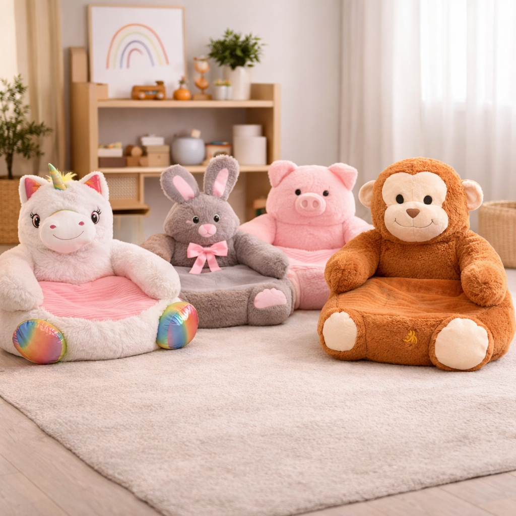 Velocitytoys™ – Ultra Soft Unicorn Plush Chair