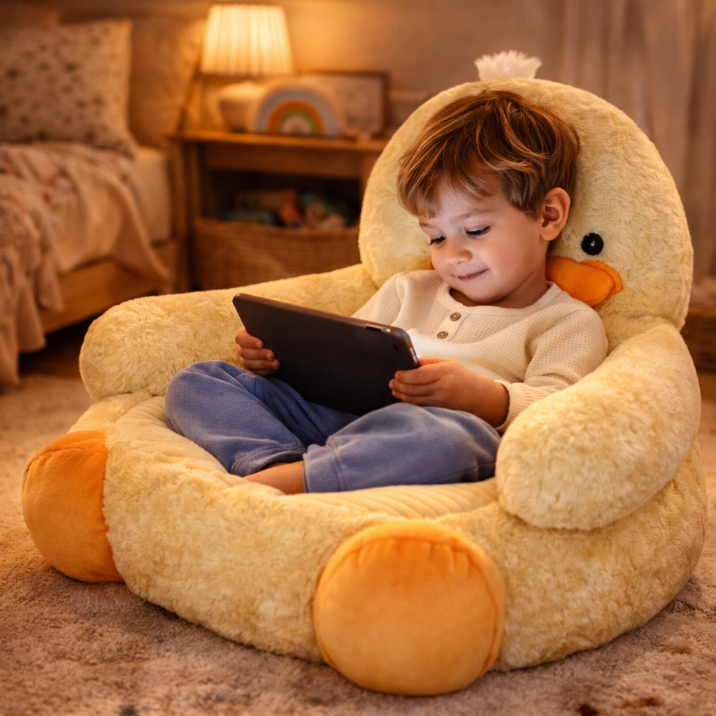 Velocitytoys™– Ultra Soft Duck Plush Chair