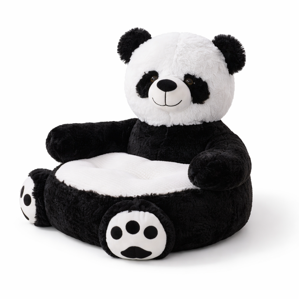 Velocitytoys™– Ultra Soft Panda Plush Chair