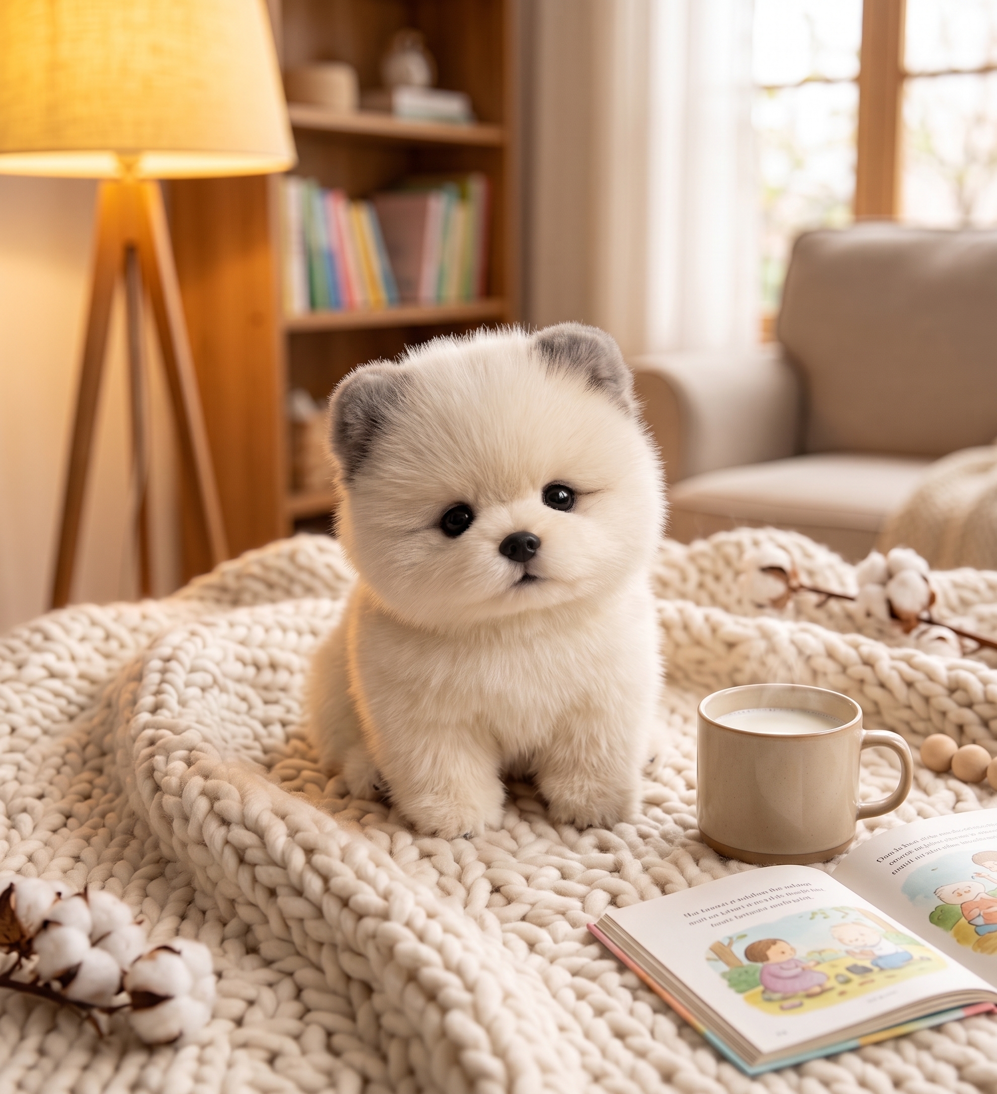 Velocitytoys™- Realistic Pom Puppy Plush