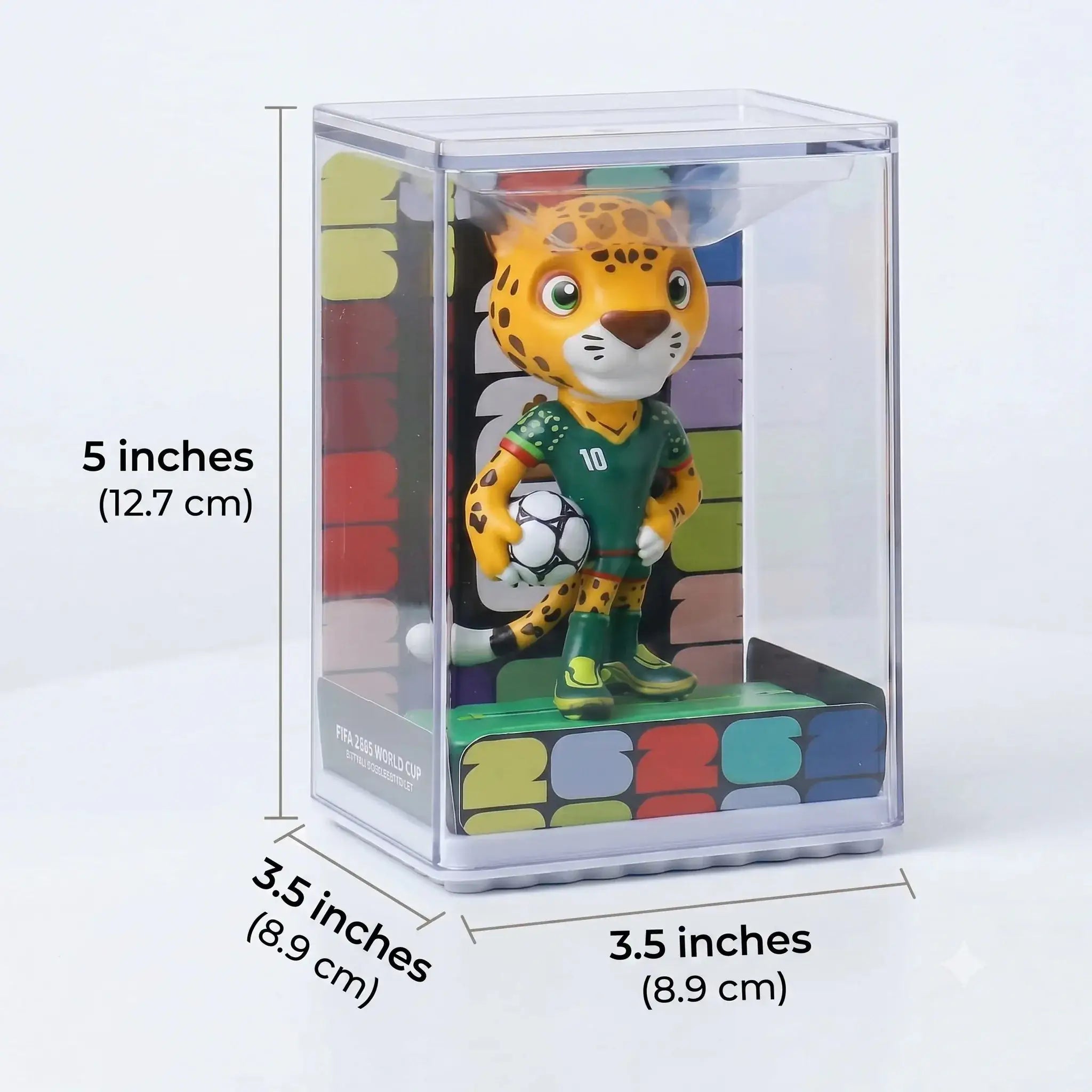 Velocitytoys™ - Kubvici 2026 World Cup Mascot 5" Figure in Acrylic Case