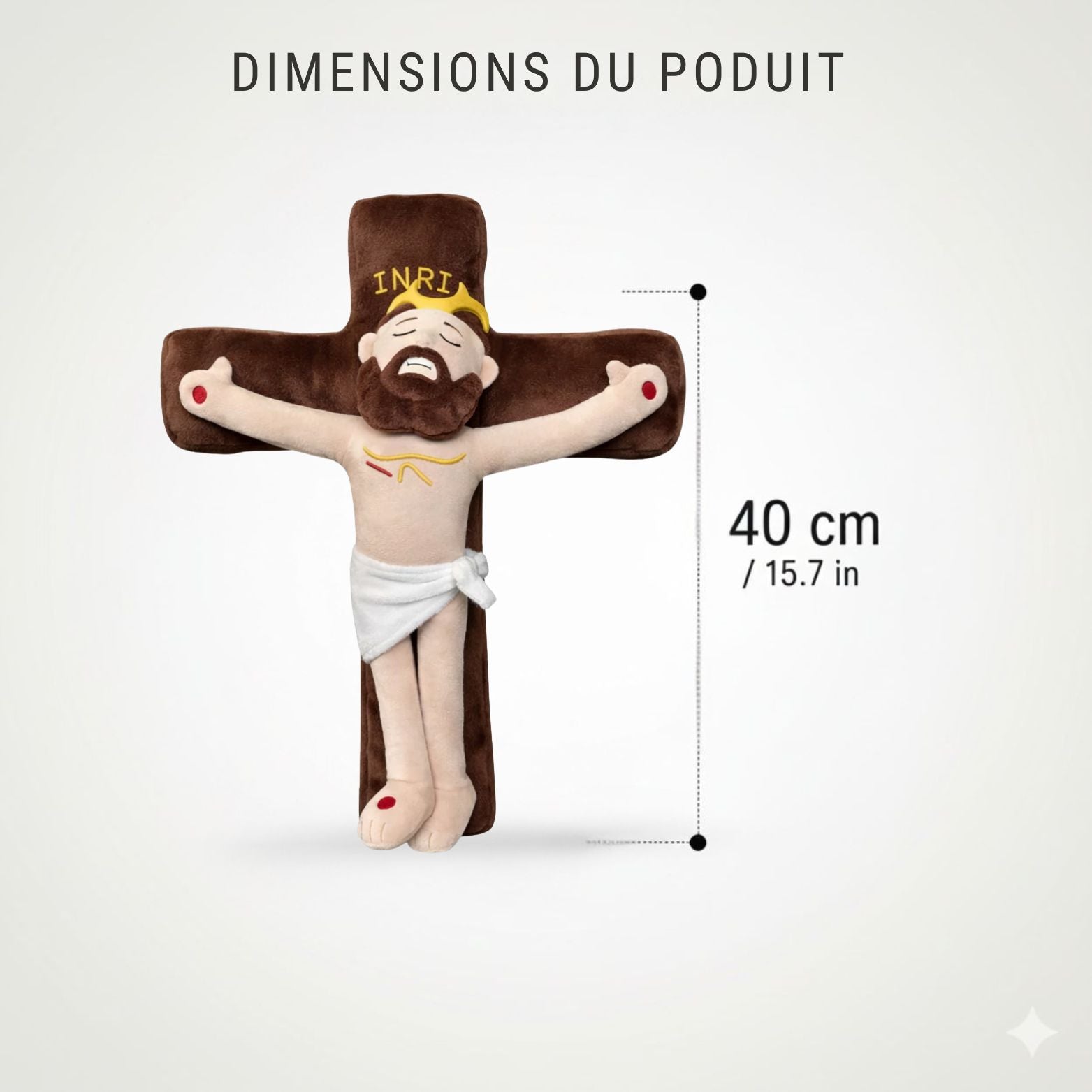 Velocitytoys™-Jesus on the Cross Plush Toy