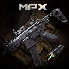 Velocity Toys™-Mpx Gel Blaster High Rate  With 7 Colors of Lighted Silencer