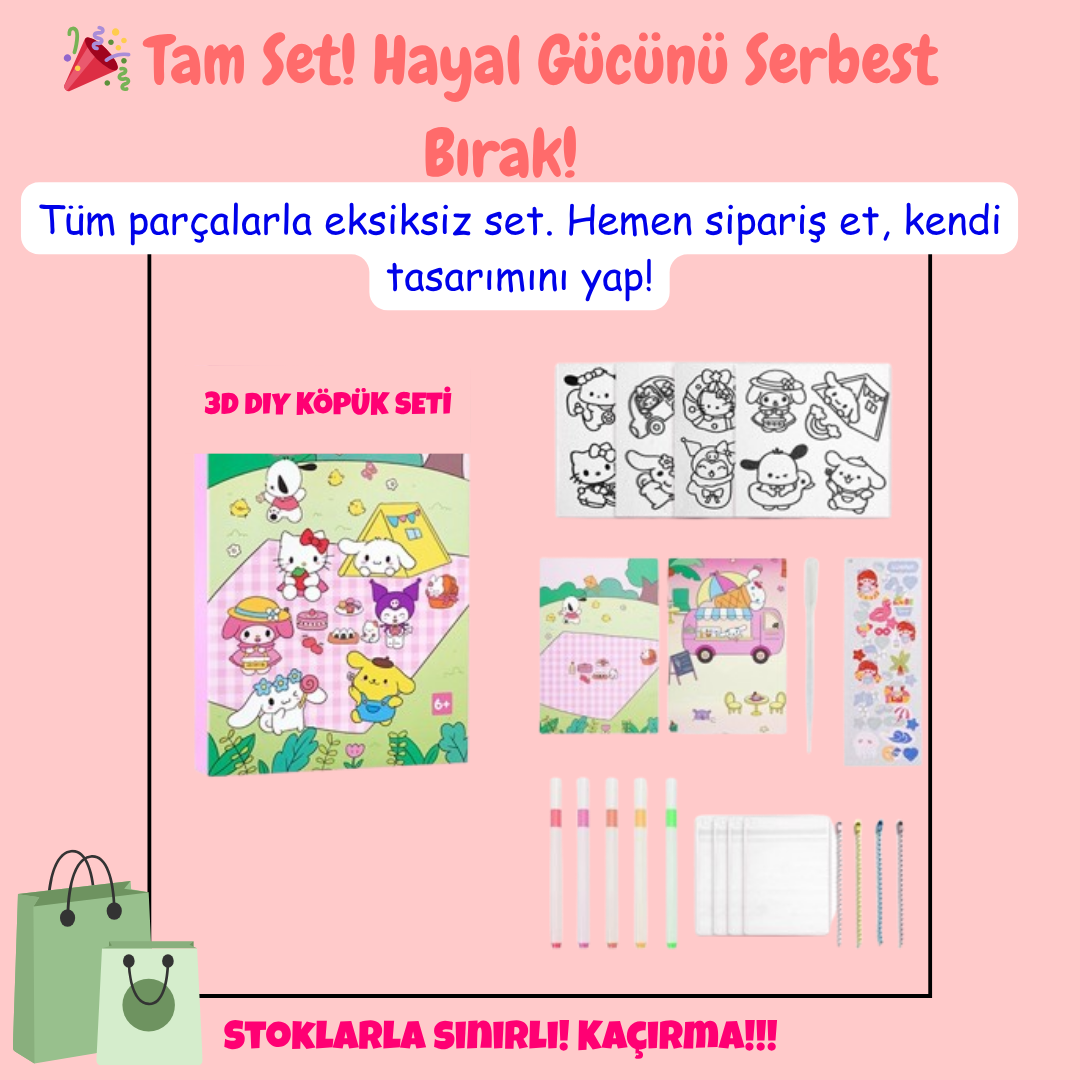 VelocityToys 3D Minik Figurler Seti, Eglenceli Figurler, Duyusal Aktivite