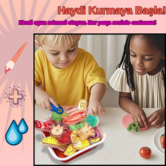 VelocityToys 3D Yaratıcı Mutfak Seti, Köpük Boyama, Sanat Aktiviteleri, Çocuk Etkinlikleri