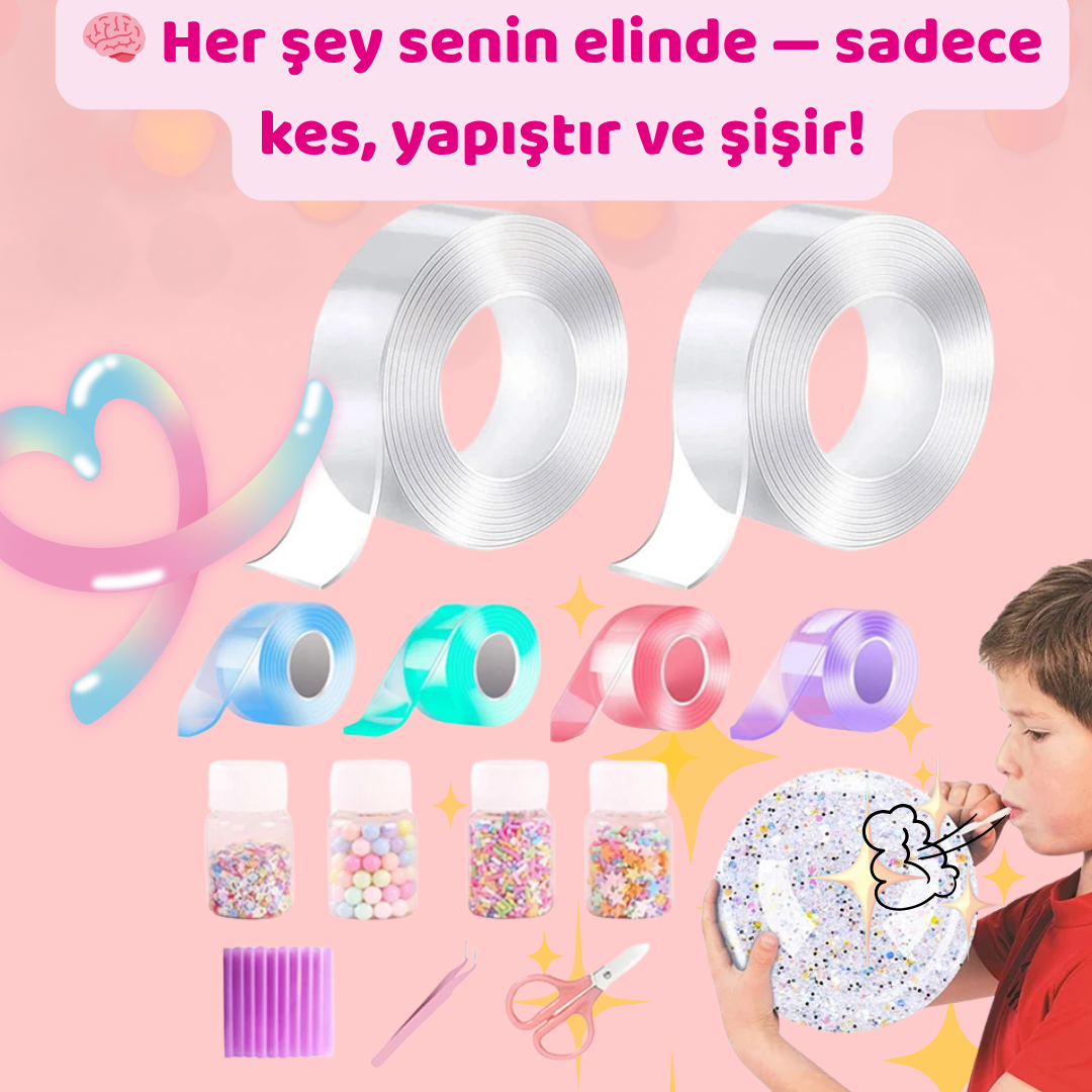 VelocityToys Nano Bant Balon Seti, Yaratıcı El İşi, Duyusal Aktivite