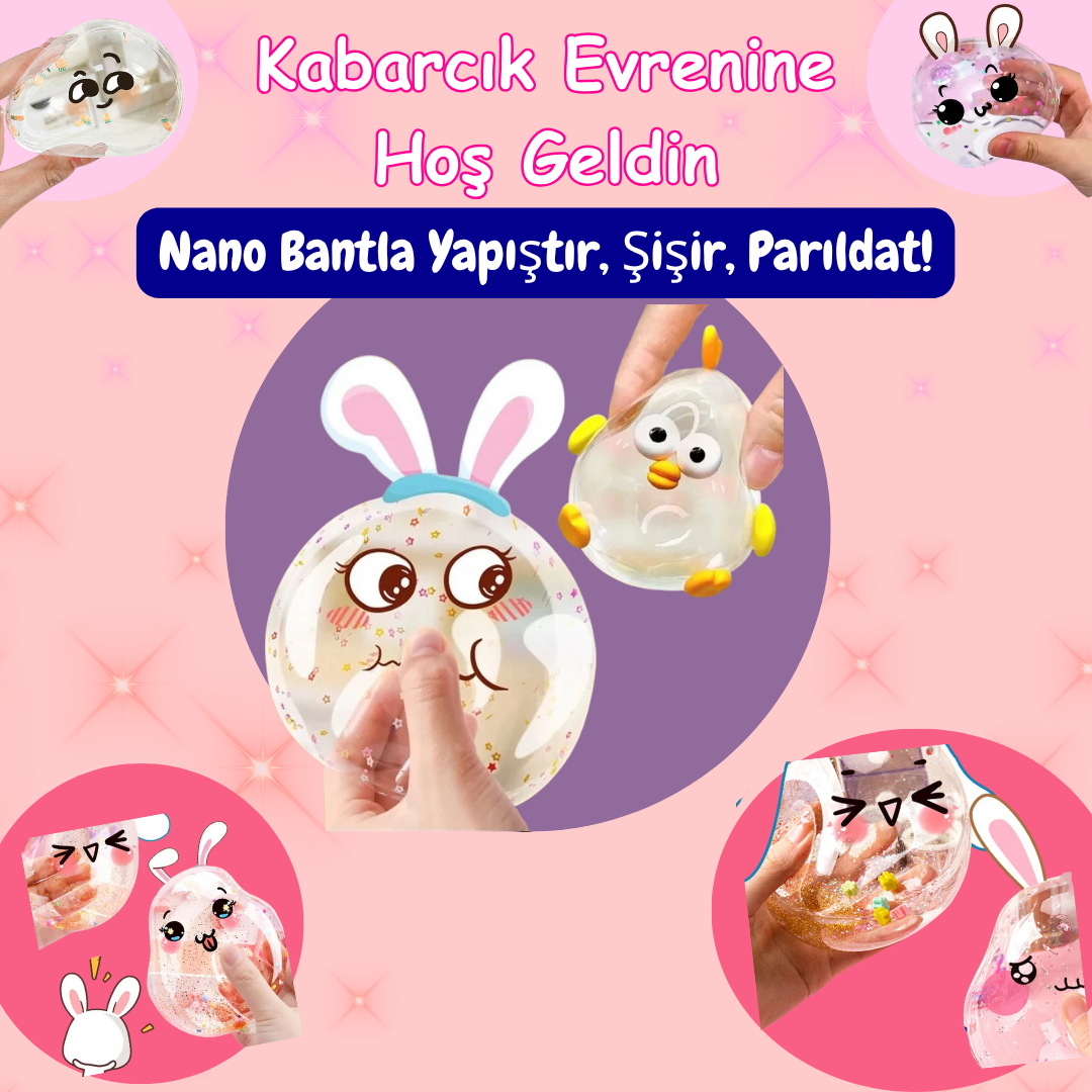 VelocityToys Nano Bant Balon Seti, Yaratıcı El İşi, Duyusal Aktivite