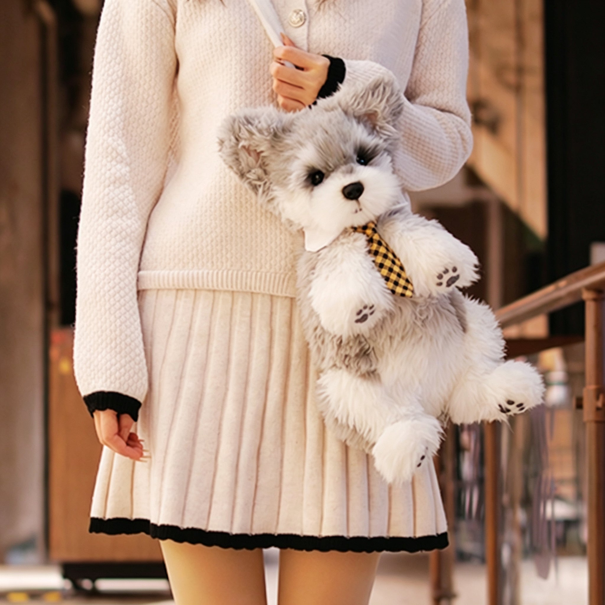 Velocitytoys™ - Plush Dog Bag for Puppy Lovers & Kids