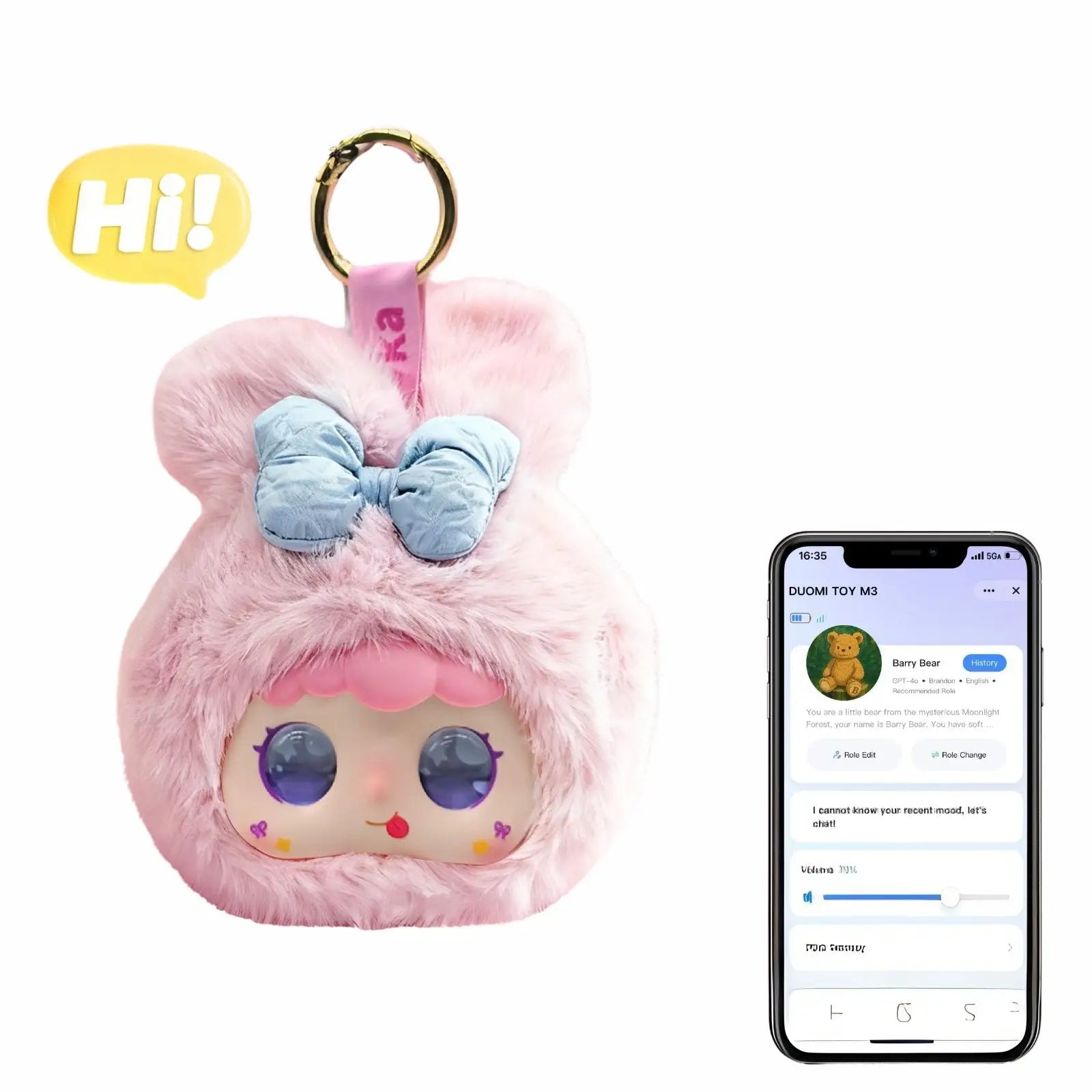 需要翻译成英文 Robot en peluche intelligent IA